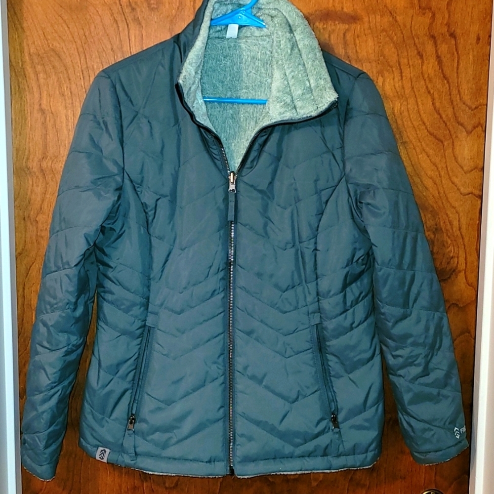 Free country reversible fleece jacket windbreaker